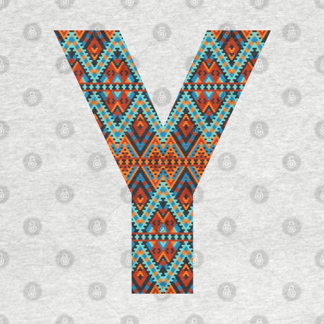 Letter Y- boho design by RinaMosaics